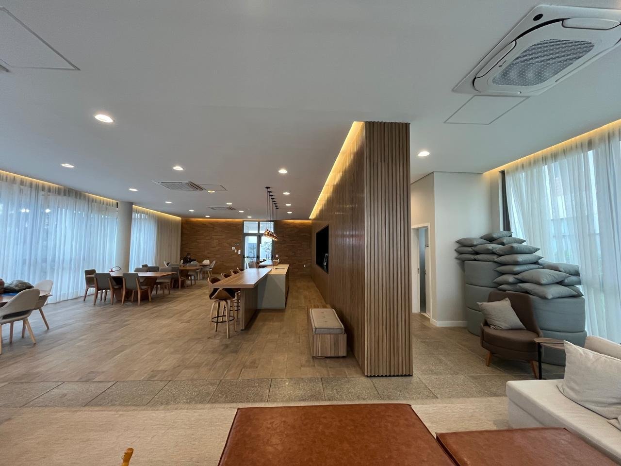 Visão geral do salão de festas integrado do Sartoria Taquaral