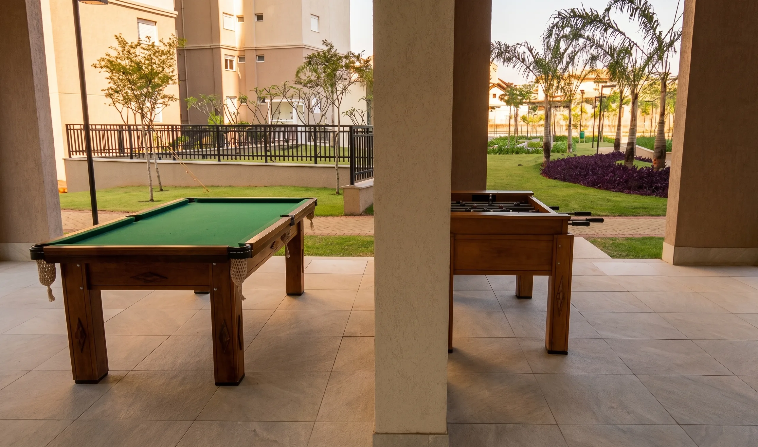 Salão de jogos — área de diversão no Acqua Galleria em Campinas