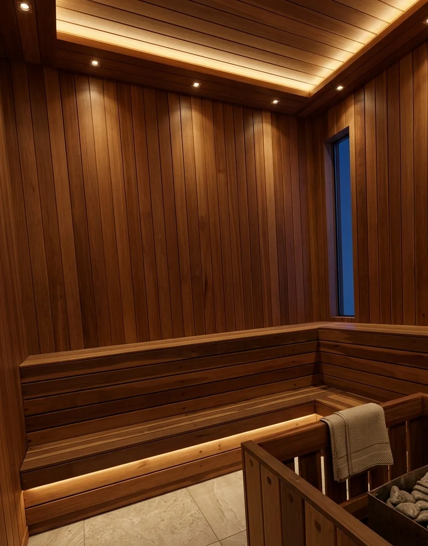 Sauna — espaço de bem-estar e relaxamento do Acqua Galleria