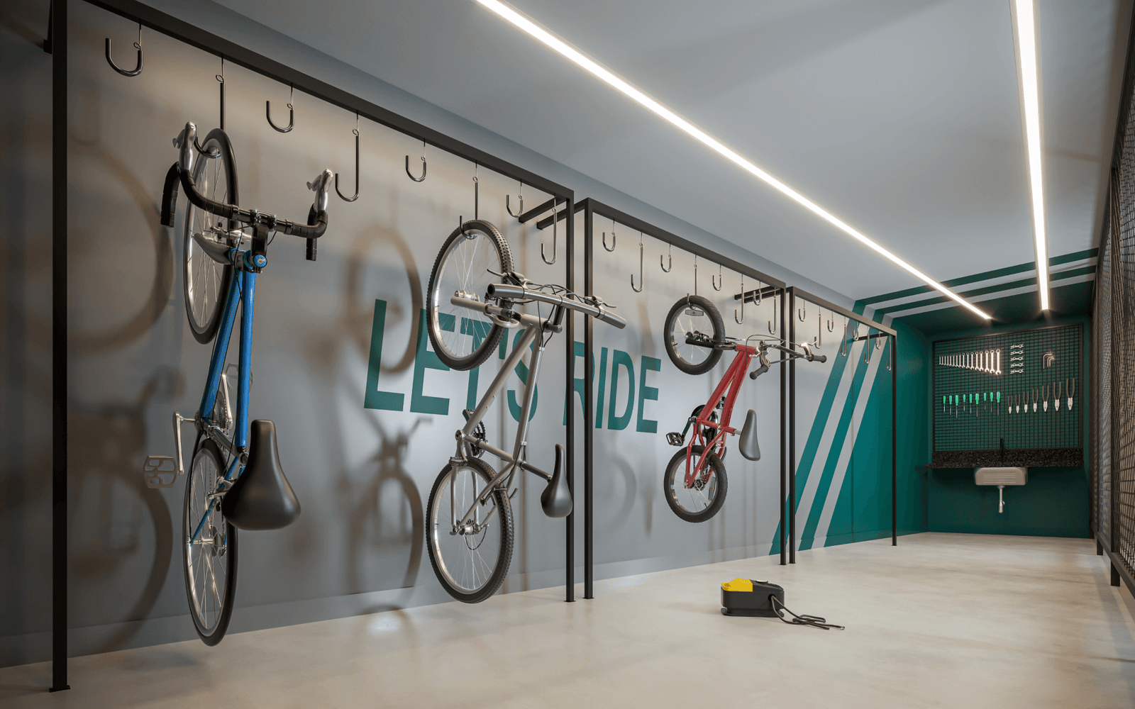 Bicicletário do Wide Nova Campinas, Nova Campinas