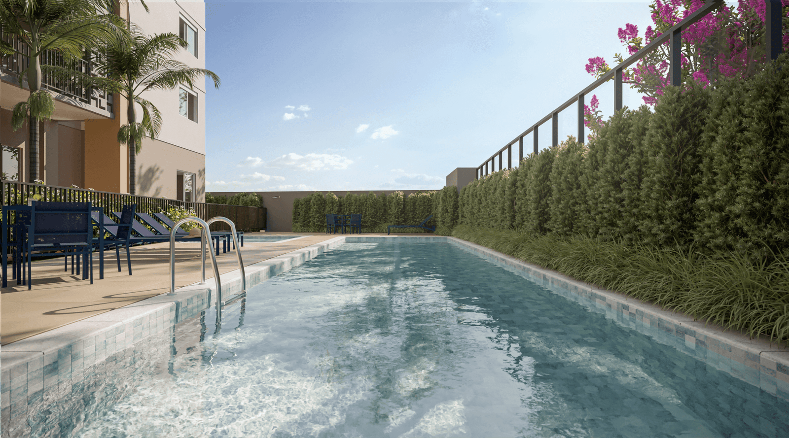 Implantação do terreno do Wide Nova Campinas, Nova Campinas